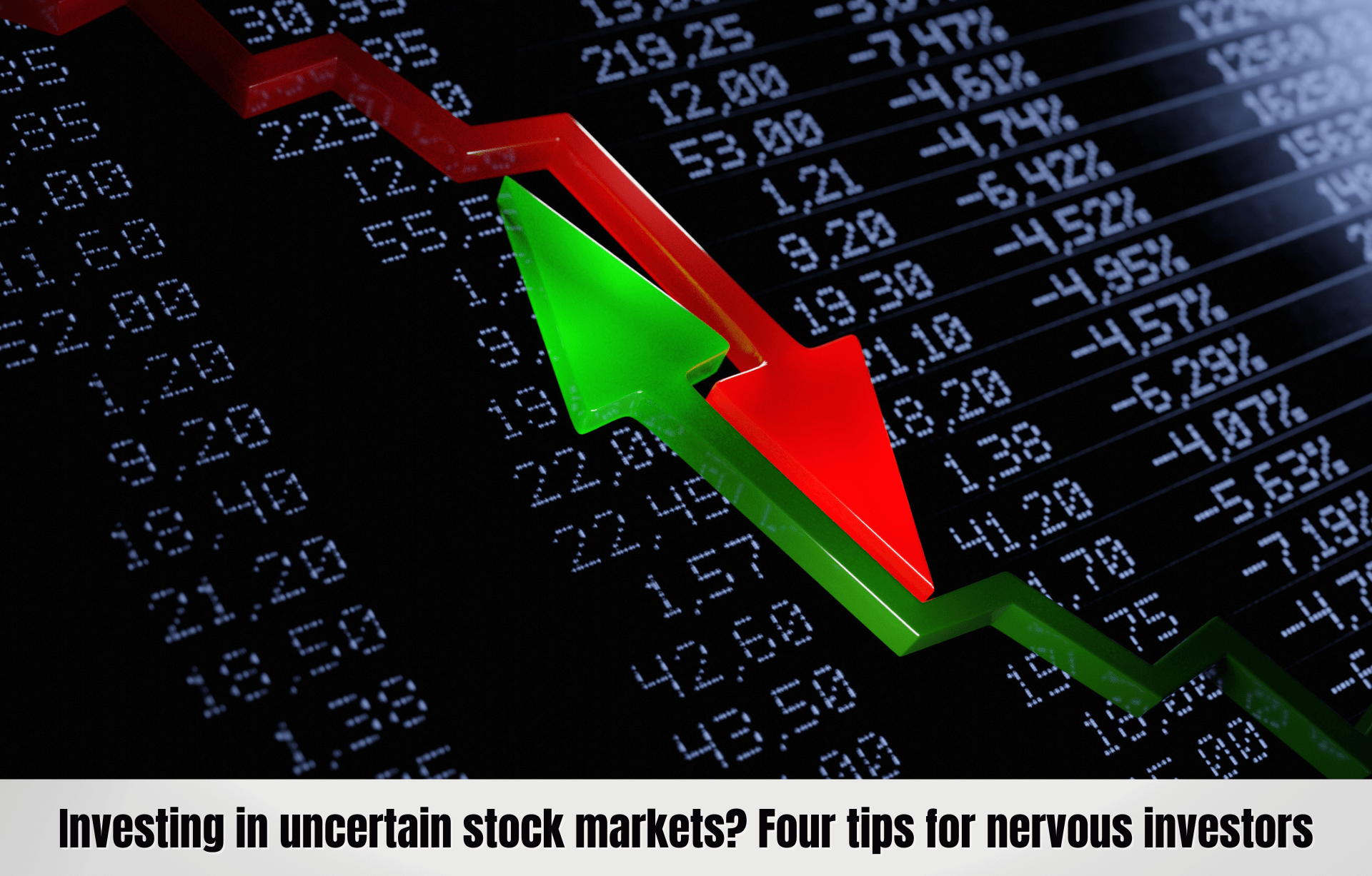 Investing in uncertain stock markets? Four tips for nervous investors