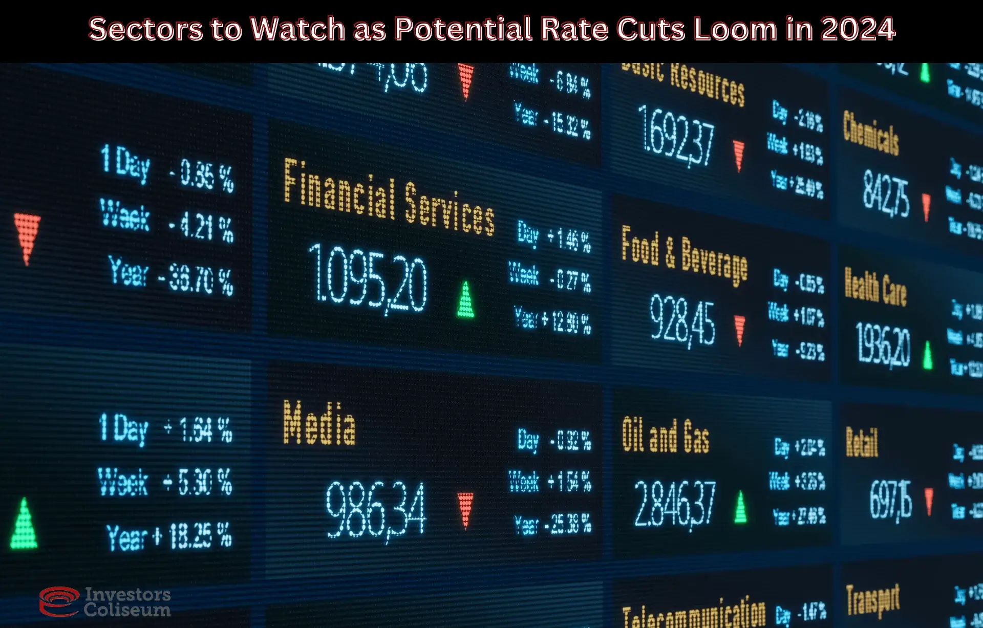 Sectors to Watch as Potential Rate Cuts Loom in 2024